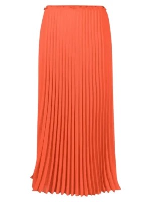 Zdjęcie produktu Stylowa Pomarańczowa Spódniczka Midi RED Valentino