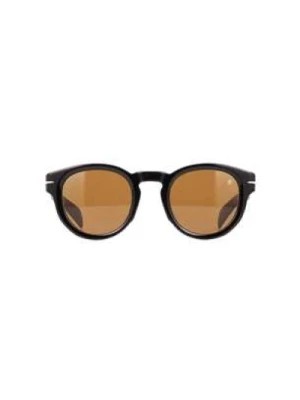Zdjęcie produktu Stylowe czarne okulary przeciwsłoneczne dla mężczyzn Eyewear by David Beckham