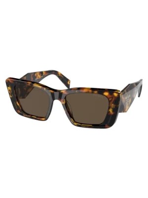 Zdjęcie produktu Stylowe okulary przeciwsłoneczne w ciemnobrązowym Prada