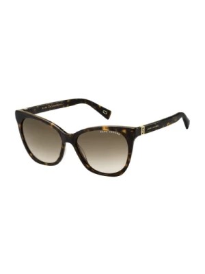 Zdjęcie produktu Stylowe okulary przeciwsłoneczne z ciemną ramką Havana Marc Jacobs