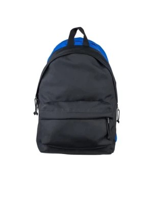 Zdjęcie produktu Stylowy czarno-niebieski Plecak z płótna Balenciaga