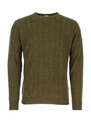 Zdjęcie produktu Stylowy wojskowo-zielony sweter lniany Aspesi