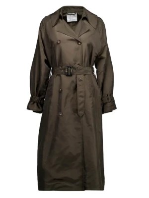 Zdjęcie produktu Stylowy Zielony Trenchcoat dla Kobiet Co'Couture
