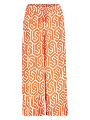 Zdjęcie produktu Sublevel Spodnie w kolorze biało-pomarańczowym rozmiar: XL