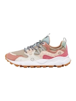 Zdjęcie produktu Suede and fabric sneakers Yamano 3 Woman Flower Mountain