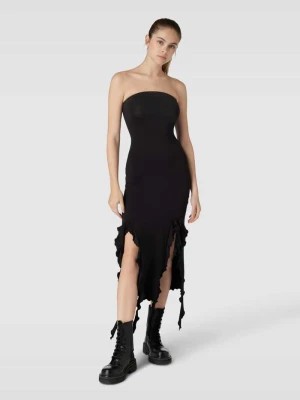Zdjęcie produktu Sukienka bandażowa o długości do kolan z rozcięciami model ‘LILA’ Only
