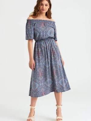 Zdjęcie produktu Sukienka damska typu hiszpanka we wzory Greenpoint