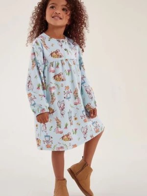 Zdjęcie produktu Sukienka dla dziewczynki z długim rękawem w zwierzątka Up Baby