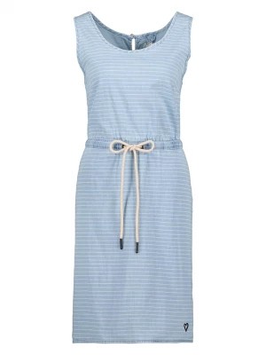 Zdjęcie produktu alife and kickin Sukienka dżinsowa "Doja" w kolorze błękitno-białym rozmiar: XL