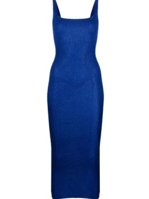 Zdjęcie produktu Sukienka Emma z Kwadratowym Dekoltem w Kolorze Kobaltowym A. Roege Hove