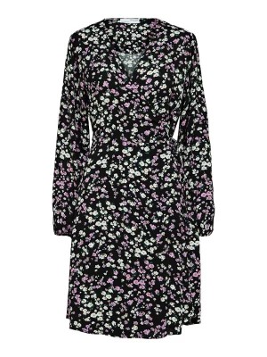 Zdjęcie produktu SELECTED FEMME Sukienka "Fiola" w kolorze czarnym ze wzorem rozmiar: 34