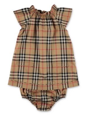 Zdjęcie produktu Sukienka i Spodnie Vintage Check z bawełnianej popeliny dla Dziewczynki Burberry