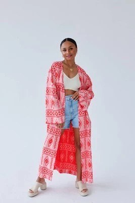 Zdjęcie produktu Sukienka Kimono Maxi Aztec LAURELLA