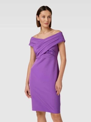 Zdjęcie produktu Sukienka koktajlowa o długości do kolan w kopertowym stylu model ‘IRENE’ Lauren Ralph Lauren