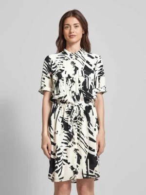 Zdjęcie produktu Sukienka koszulowa o długości do kolan ze wzorem na całej powierzchni comma