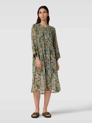 Zdjęcie produktu Sukienka koszulowa z wiskozy ze wzorem na całej powierzchni model ‘Monet’ Part Two