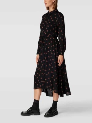 Zdjęcie produktu Sukienka koszulowa ze wzorem w kropki model ‘KAOLINE’ Kaffe