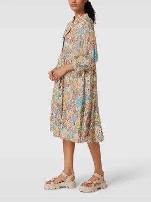 Zdjęcie produktu Sukienka midi z kwiatowym wzorem model ‘SORCHA’ drykorn