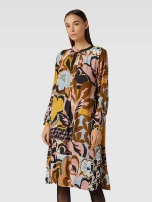 Zdjęcie produktu Sukienka midi z nadrukiem na całej powierzchni milano italy