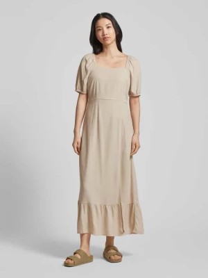 Zdjęcie produktu Sukienka midi z prostokątnym dekoltem model ‘MYMILO’ Vero Moda
