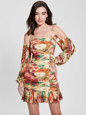 Zdjęcie produktu Sukienka Mini W Kwiatowy Print Guess