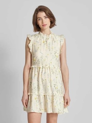 Zdjęcie produktu Sukienka mini z kwiatowym nadrukiem model ‘JOSIE’ Vero Moda