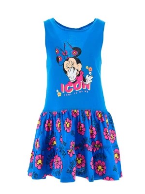 Zdjęcie produktu Disney Minnie Mouse Sukienka "Minnie" w kolorze niebieskim ze wzorem rozmiar: 104