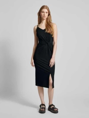 Zdjęcie produktu Sukienka o długości do kolan w kolorze czarnym EDITED