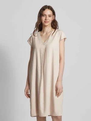 Zdjęcie produktu Sukienka o długości do kolan z dekoltem w serek model ‘Ina’ Soyaconcept