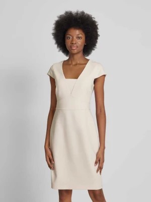 Zdjęcie produktu Sukienka o długości do kolan z kwadratowym dekoltem comma