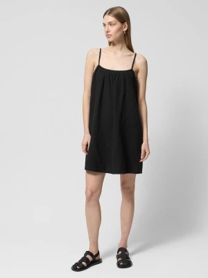 Zdjęcie produktu Sukienka oversize na ramiączkach damska Outhorn - czarna
