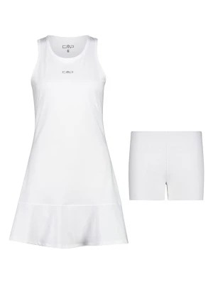 Zdjęcie produktu CMP Sukienka sportowa 2w1 w kolorze białym rozmiar: 38