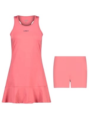 Zdjęcie produktu CMP Sukienka sportowa 2w1 w kolorze koralowym rozmiar: 40