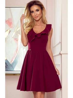 Zdjęcie produktu numoco Sukienka w kolorze bordowym rozmiar: L