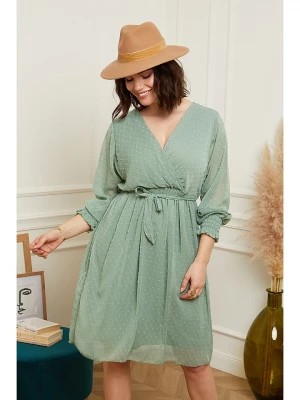 Zdjęcie produktu Curvy Lady Sukienka w kolorze jasnozielonym rozmiar: 40/42