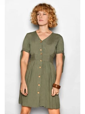 Zdjęcie produktu H.H.G. Sukienka w kolorze khaki rozmiar: XL