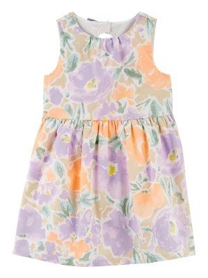 Zdjęcie produktu carter's Sukienka w kolorze pomarańczowo-fioletowym rozmiar: 92