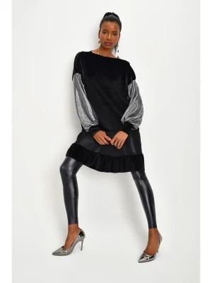 Zdjęcie produktu Quincey Sukienka w kolorze srebrno-czarnym rozmiar: 52