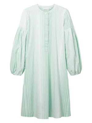 Zdjęcie produktu Tom Tailor Sukienka w kolorze zielono-białym rozmiar: 38