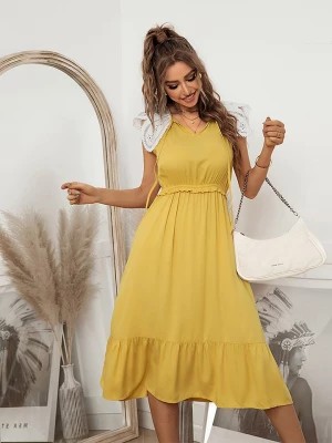 Zdjęcie produktu Pretty Summer Sukienka w kolorze żółtym rozmiar: XL