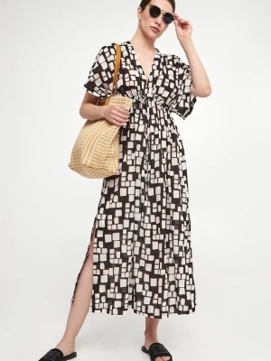 Zdjęcie produktu Sukienka we wzory Dorotea MAX MARA BEACHWEAR