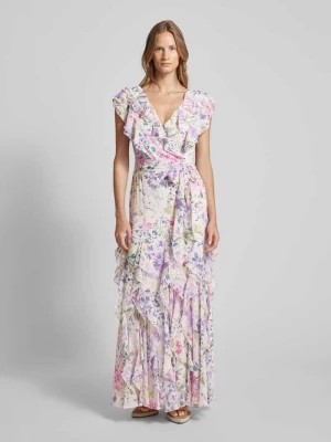 Zdjęcie produktu Sukienka wieczorowa z kwiatowym wzorem i falbanami Lauren Ralph Lauren