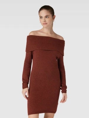 Zdjęcie produktu Sukienka z odkrytymi ramionami z efektem melanżu Tom Tailor Denim
