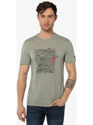 Zdjęcie produktu super.natural Koszulka "Longbeard Surfer" w kolorze beżowym rozmiar: XXL