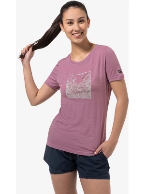Zdjęcie produktu super.natural Koszulka "Tied by Heart" w kolorze jasnoróżowym rozmiar: M