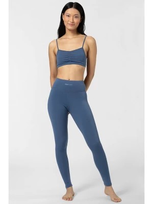 Zdjęcie produktu super.natural Legginsy sportowe "Comfy" w kolorze niebieskim rozmiar: XS