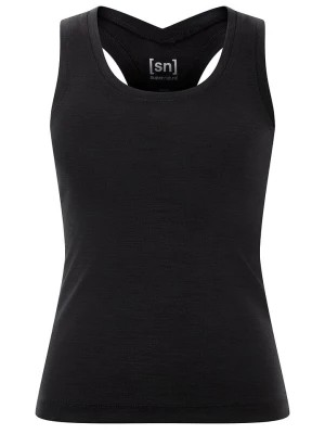 Zdjęcie produktu super.natural Top sportowy "Racerback" w kolorze czarnym rozmiar: XL