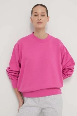 Zdjęcie produktu Superdry bluza bawełniana damska kolor różowy z aplikacją