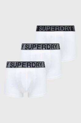 Zdjęcie produktu Superdry bokserki 3-pack męskie kolor biały