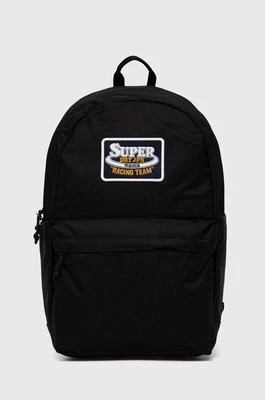 Zdjęcie produktu Superdry plecak damski kolor czarny duży z aplikacją W9110383A-02A